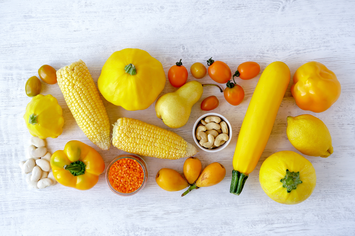 Frutta e verdura gialla